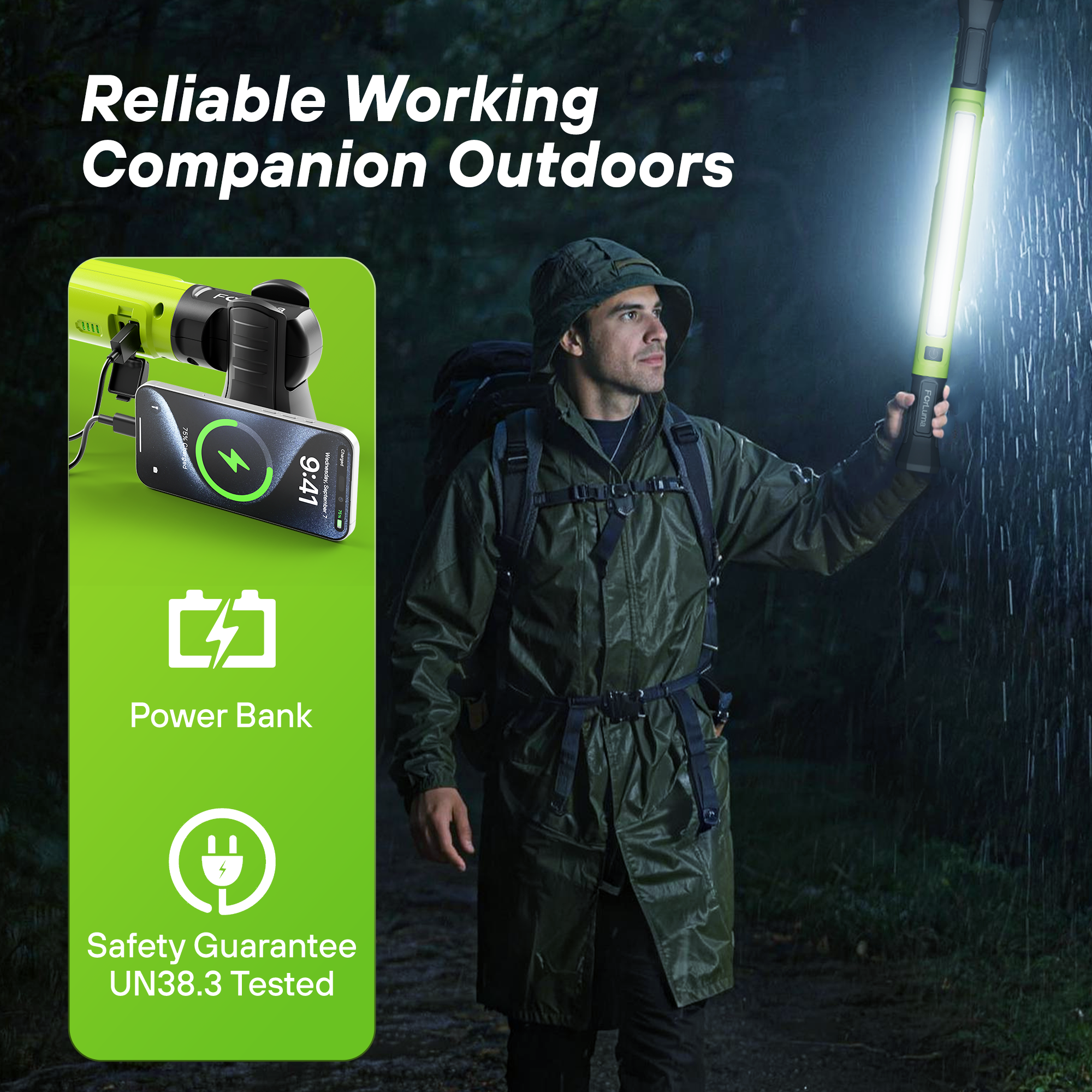 3000 Lumen Magnetic Work Light | FORLUMA